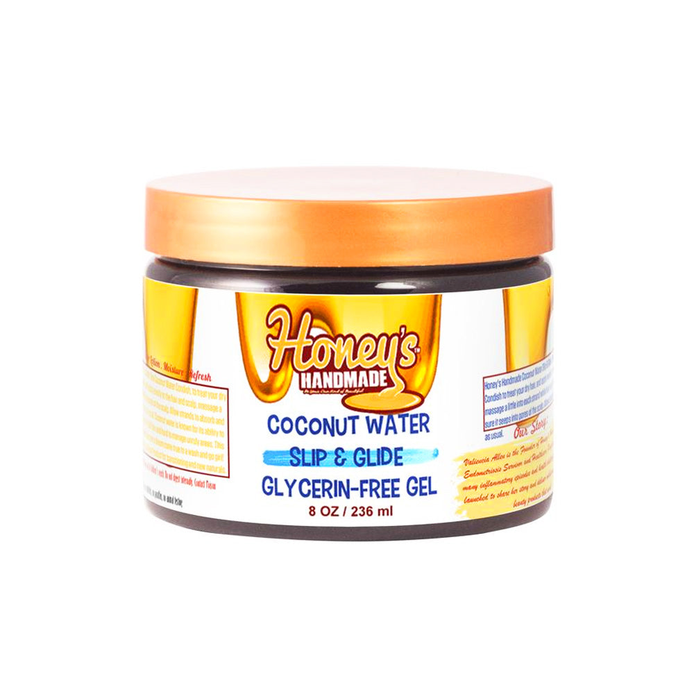 Honey's Handmade Coconut Slip and Glide Hair Gel 8 oz- AQ Online