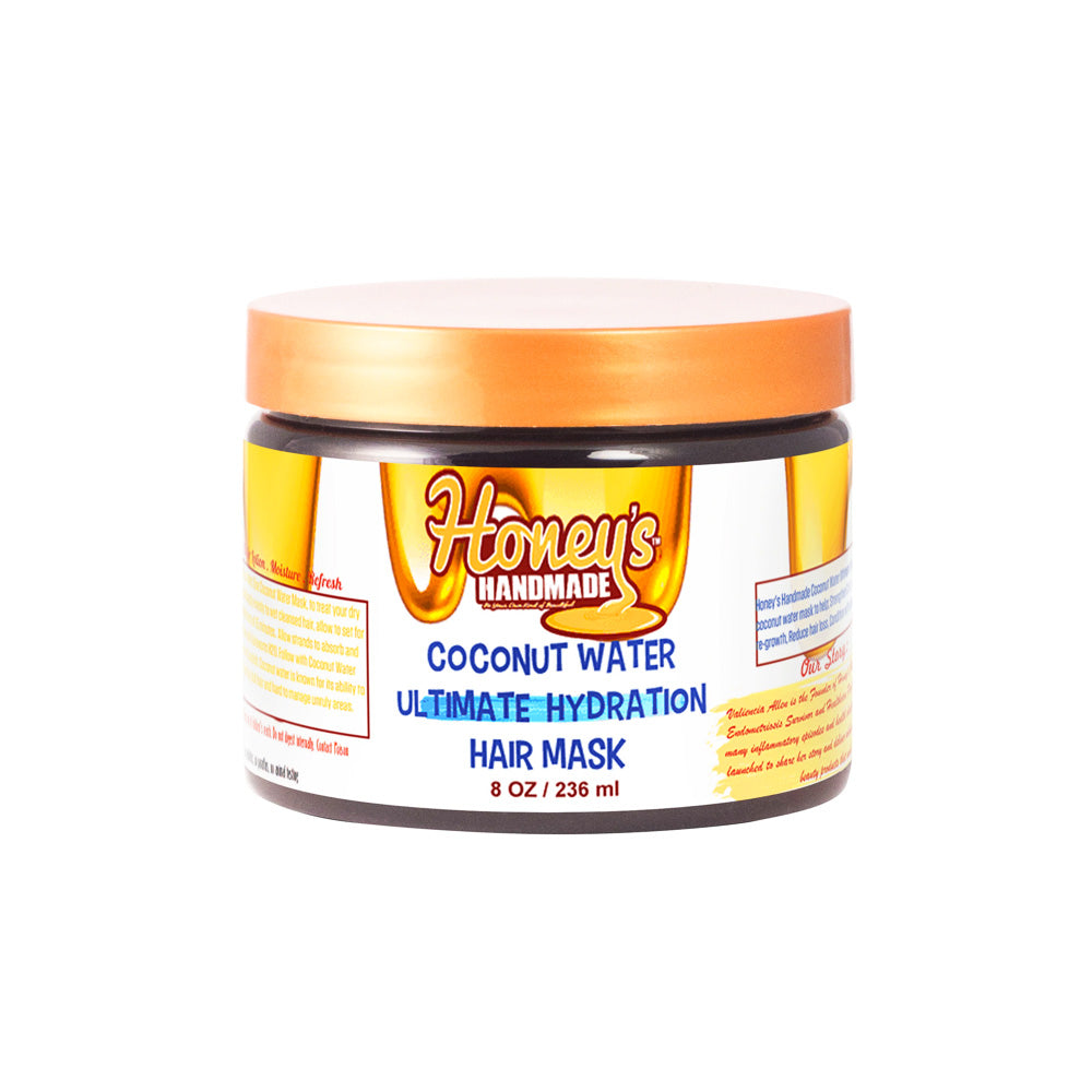 Honey's Handmade Coconut Water Ultimate Hydration Hair Mask 8 oz- AQ Online