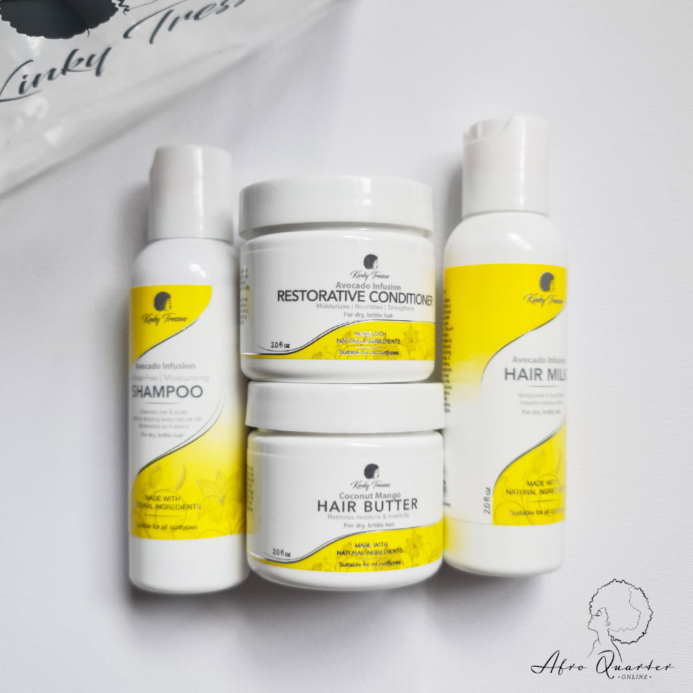 Kinky Tresses Full Collection Sample Packs With 4 Products
