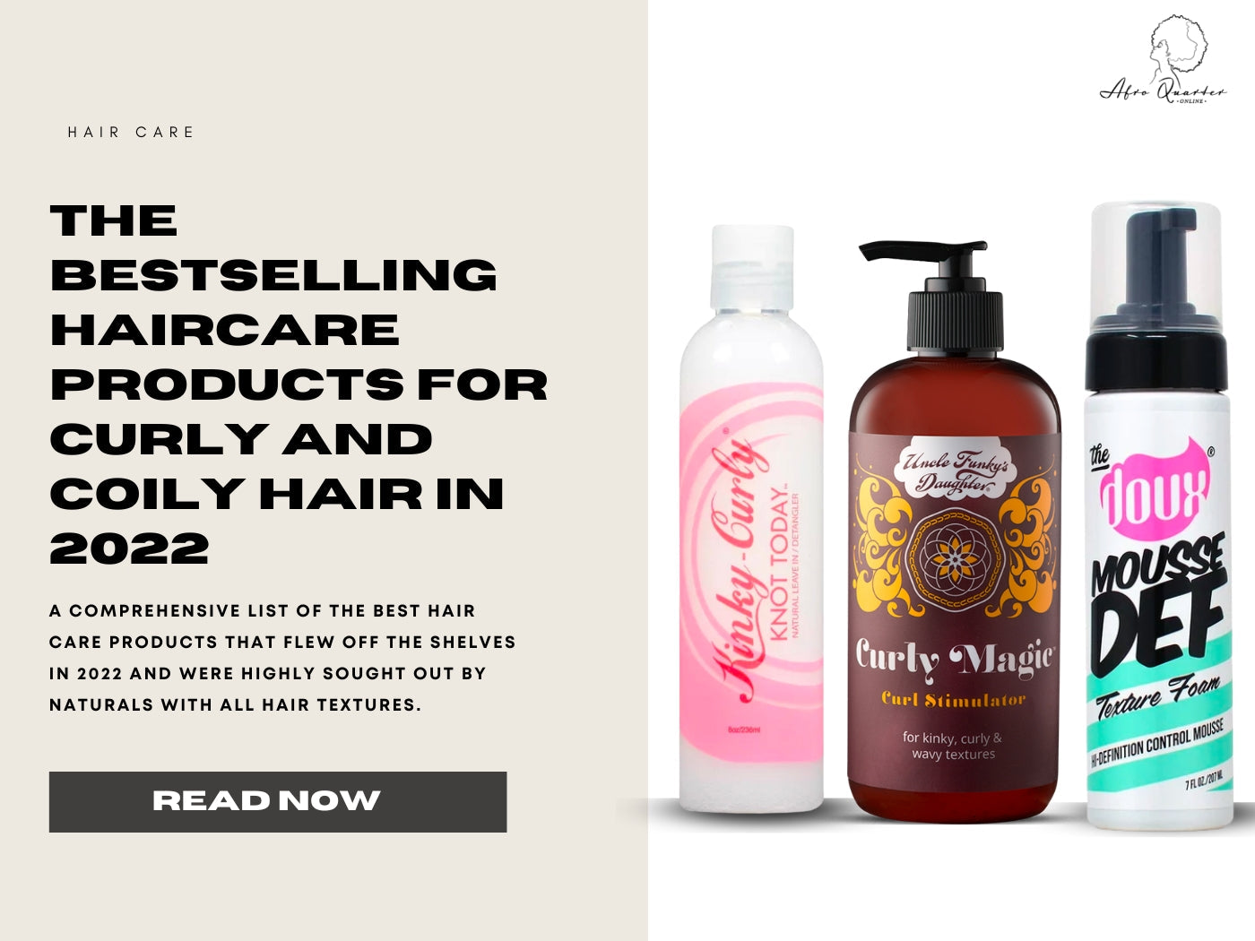 The Bestselling Haircare Products For Curly and Coily Hair in 2022- AQ Online