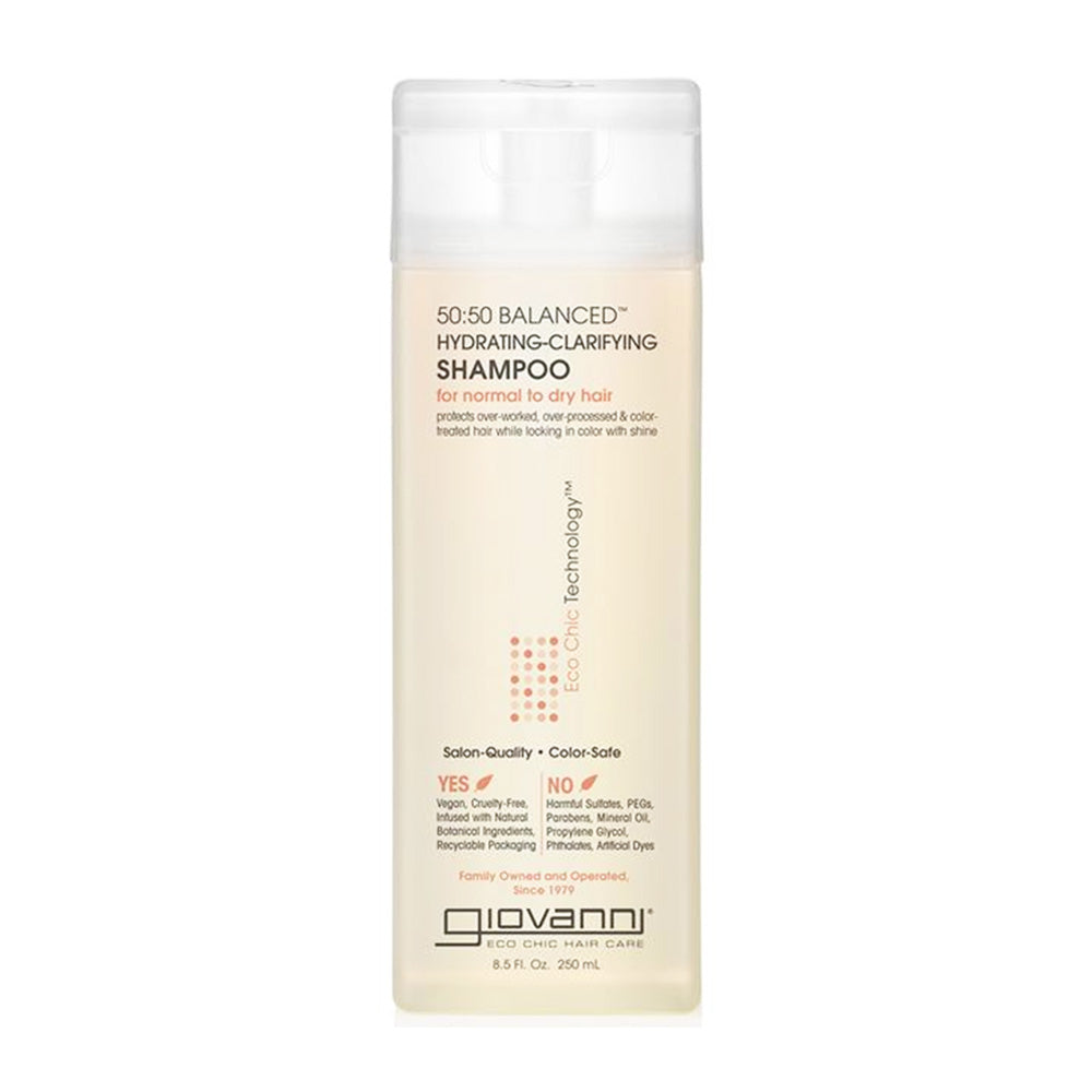 Giovanni 50/50 Balanced Hydrating & Clarifying Shampoo 250ml- AQ Online