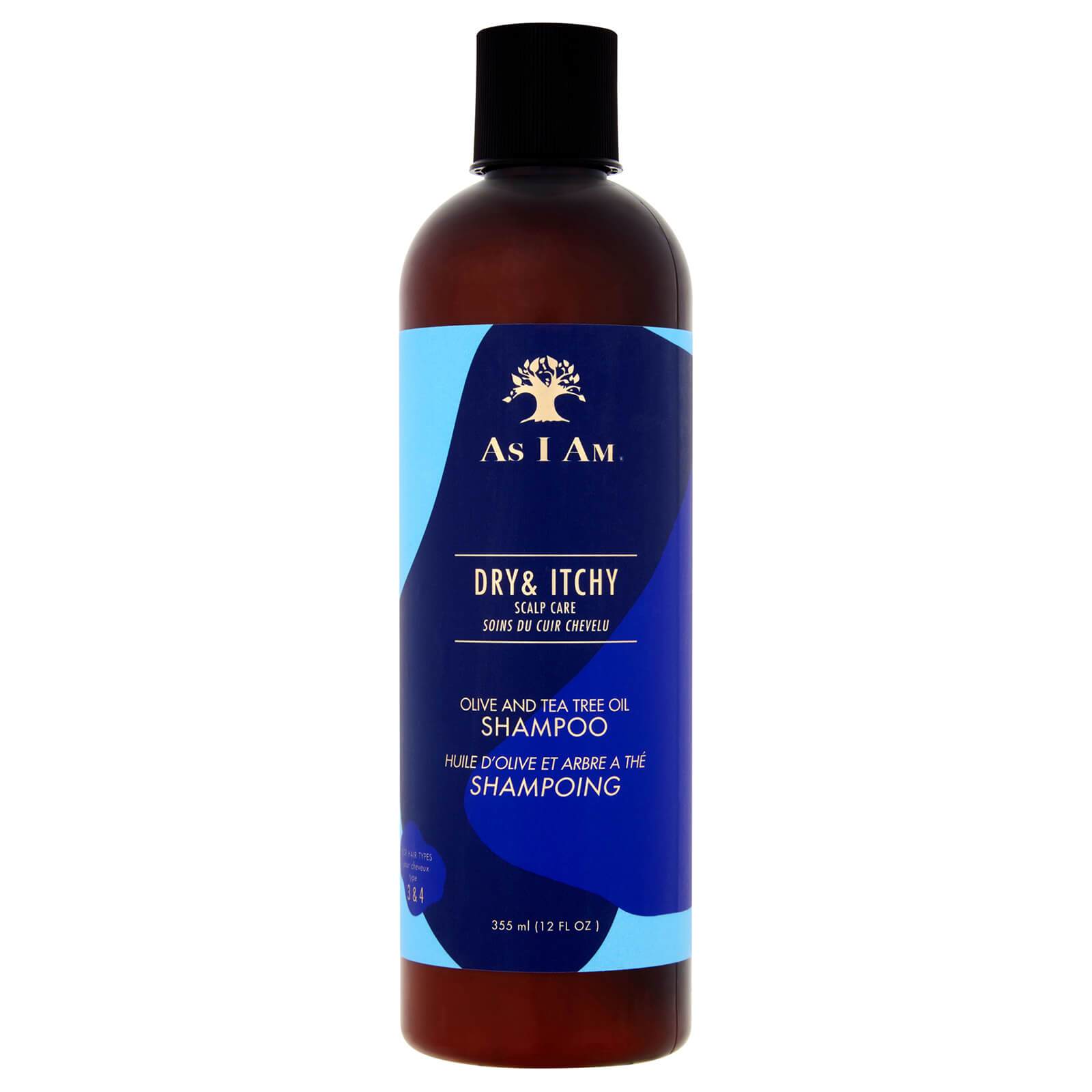 As I Am Dry and Itchy Scalp Care Olive and Tea Tree Oil Shampoo 355ml - Afroquarter 