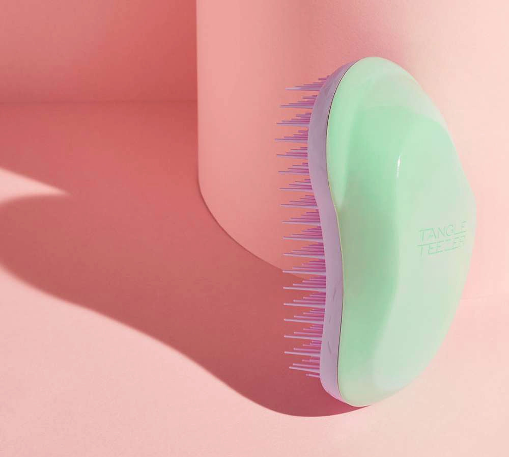  Tangle Teezer Thick & Curly Detangling Hair Brush- Pixie Green- AQ Online