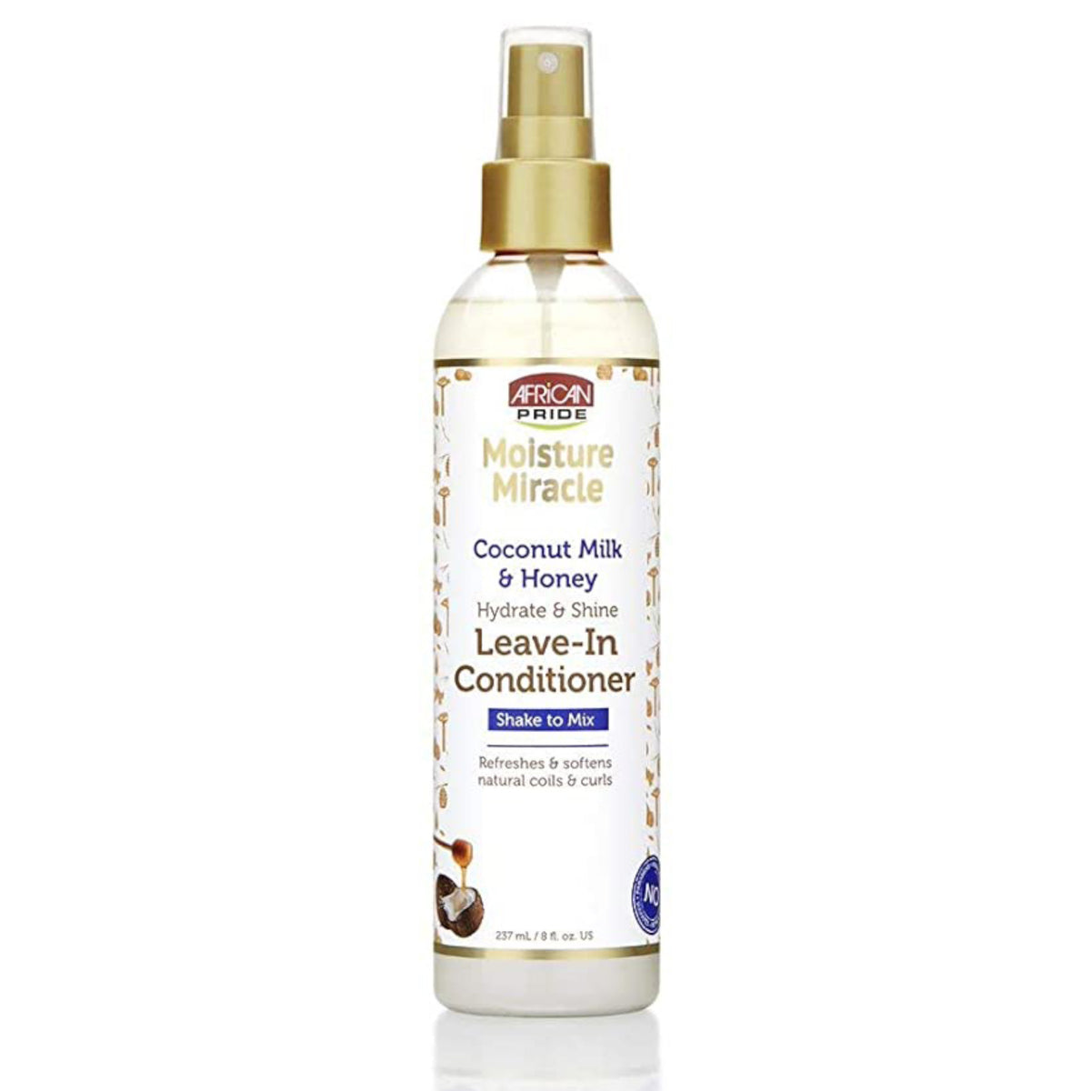 African Pride Moisture Miracle Coconut Milk And Honey Leave In Conditioner 237 ml- AQ Online