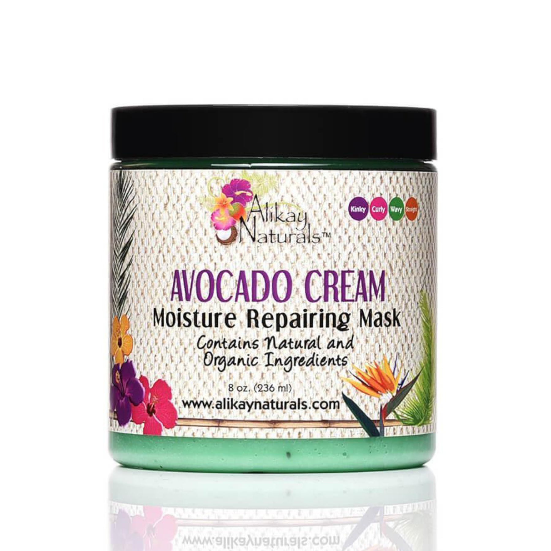 Alikay Naturals Avocado Cream Moisture Repairing Mask 236ml- AQ Online