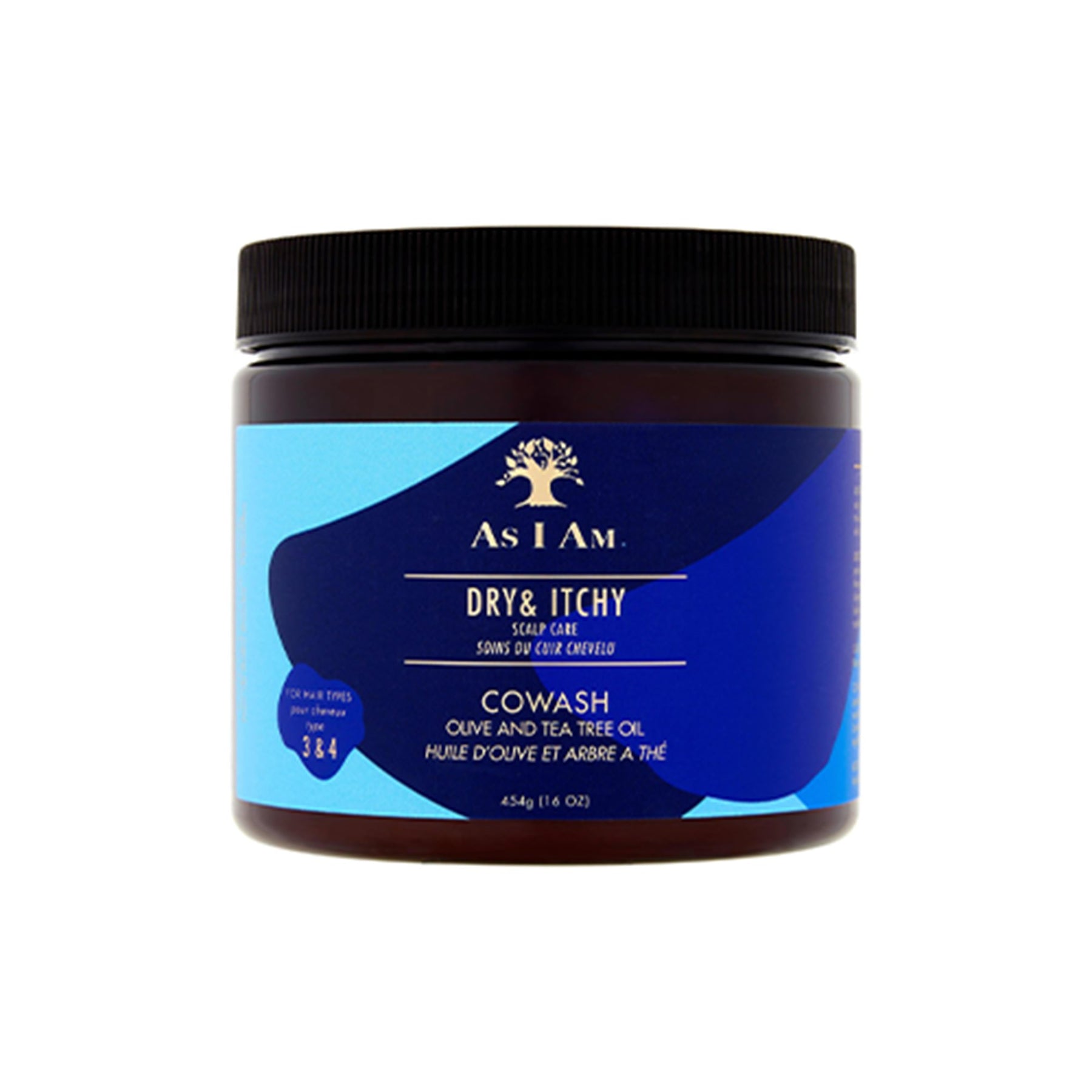 As I Am Dry and Itchy Scalp Care Olive and Tea Tree Oil Co-Wash 454g - Afroquarter 
