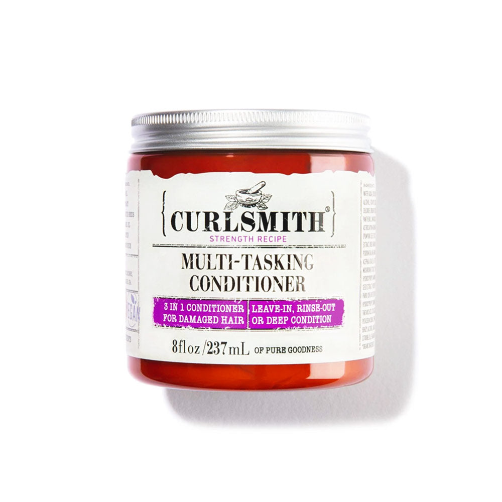 Curlsmith 3 in 1 Multi-Tasking Leave In, Rinse Out & Deep Conditioner 8 oz- AQ Online