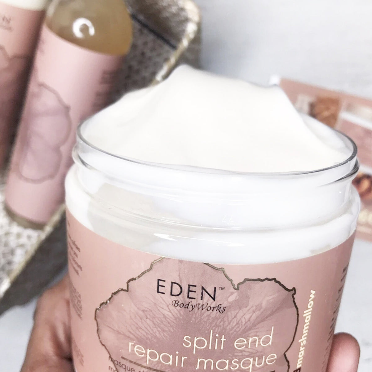 Eden BodyWorks Almond Marshmallow Split End Repair Masque - AQ Online