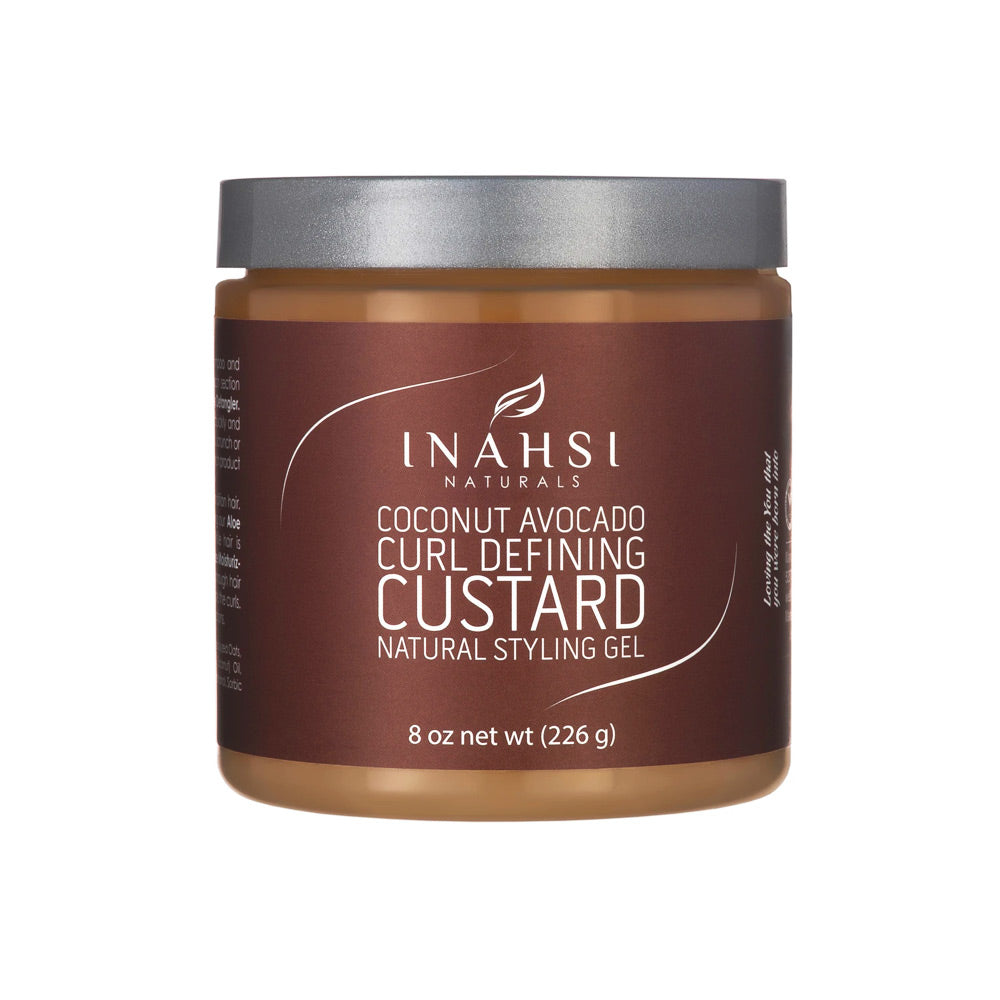 Inahsi Naturals Coconut Avocado Curl Defining Custard 8 oz- AQ Online