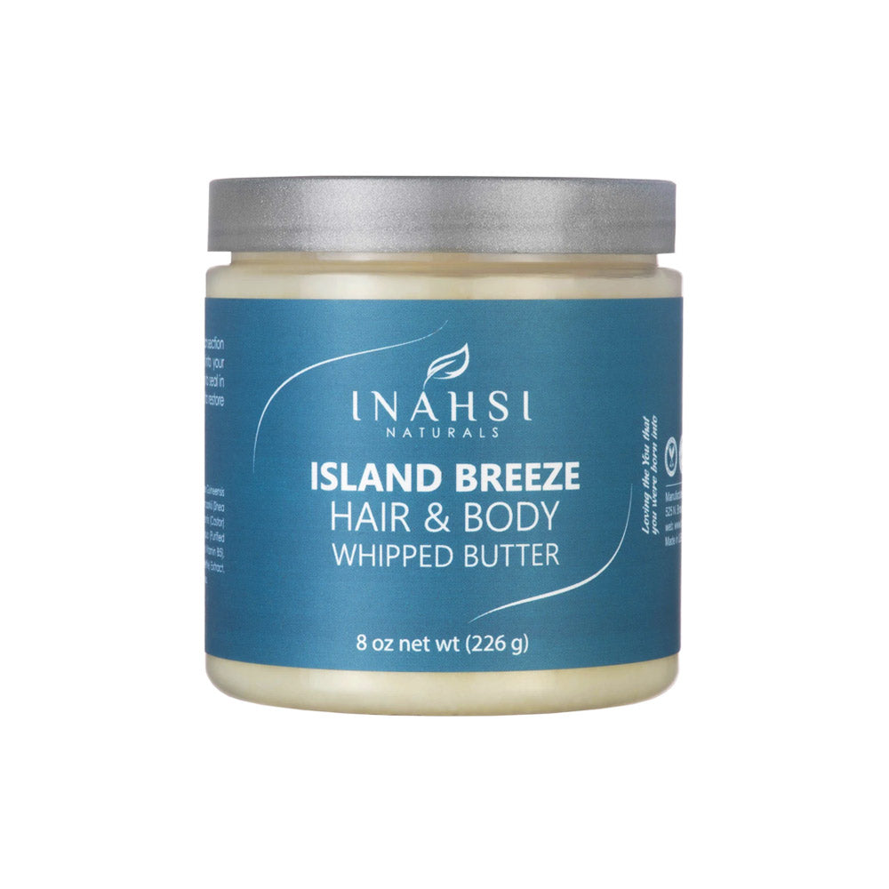 Inahsi Naturals Island Breeze Hair and Body Whipped Butter 8 oz- AQ Online