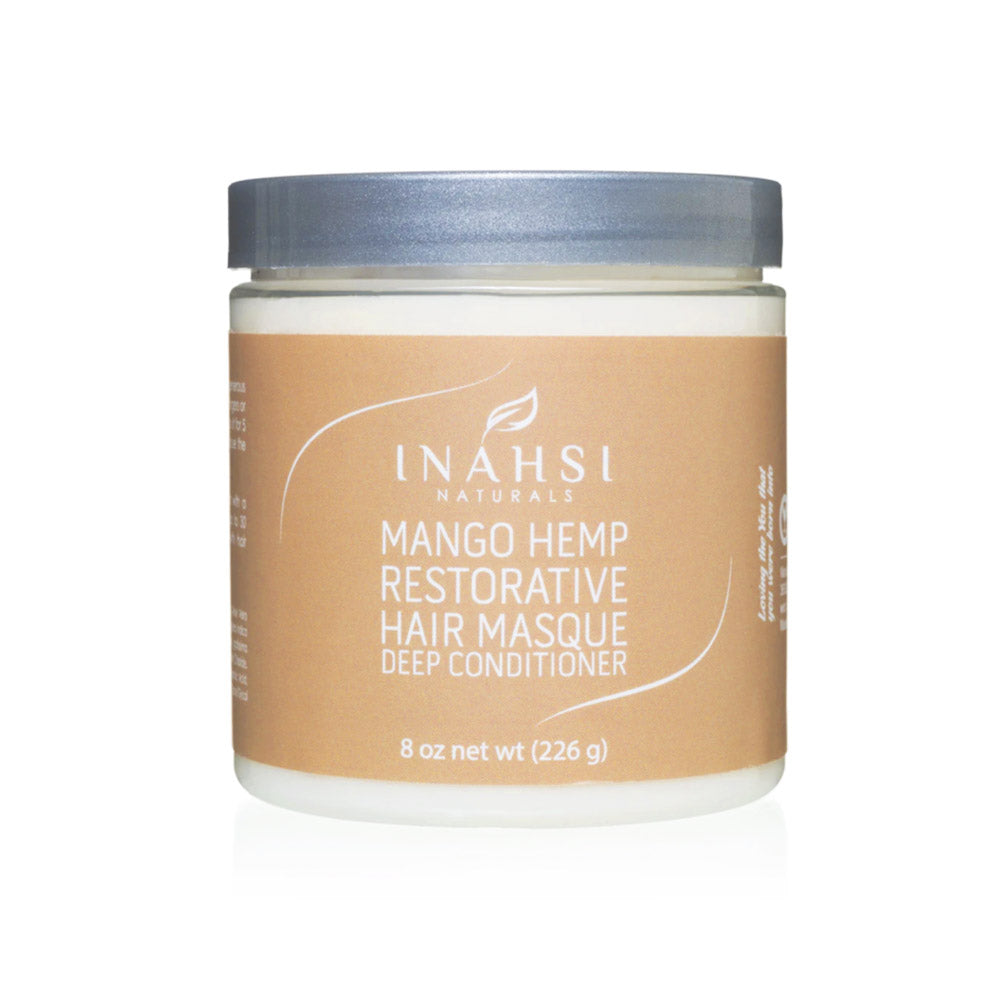 Inahsi Naturals Mango Hemp Restorative Deep Conditioner 8 oz- AQ Online