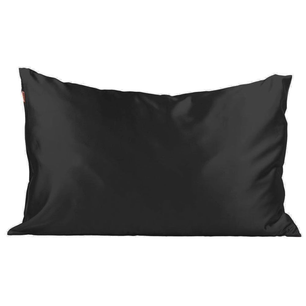 Kitsch Luxurious Black Satin Pillowcase- AQ Online