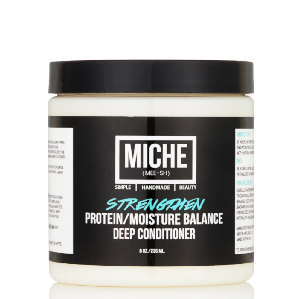 MICHE BEAUTY Strengthen Protein and Moisture Balancing Deep Conditioner 8 oz- AQ Online