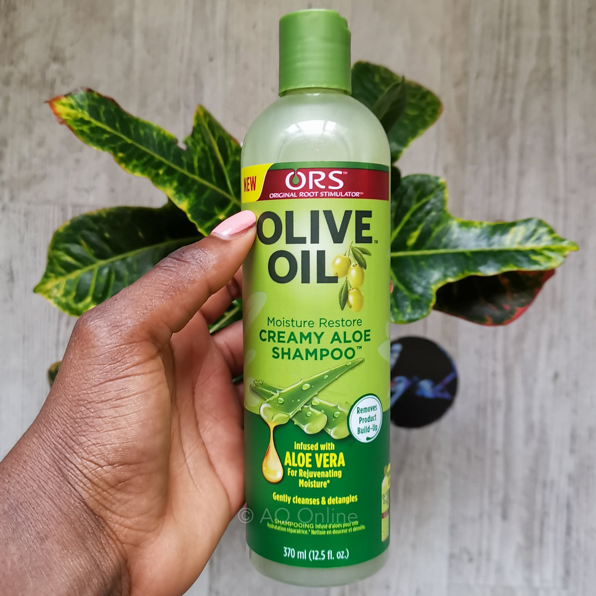 ORS Olive Oil Moisture Restore Creamy Aloe Shampoo 370ml- AQ Online