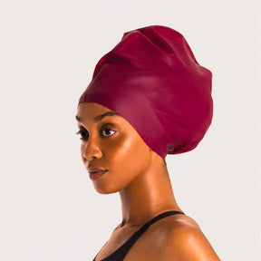 Soul Cap Burgundy Extra Large Swim Cap For Long Hair- AQ Online