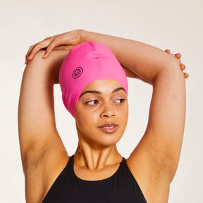 Soul Cap Pink Swim Cap For Long Hair- AQ Online