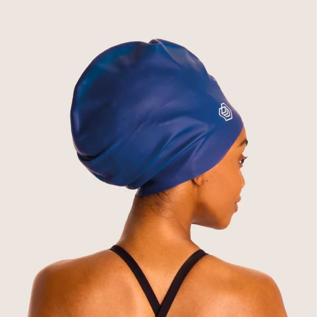 Soul Cap Navy Extra Large Swim Cap For Long Hair- AQ Online