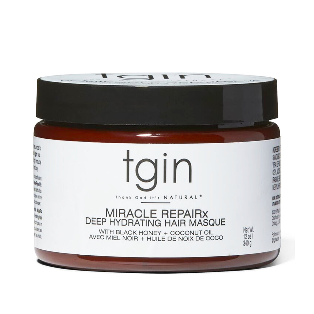 tgin Mircacle Repairx Deep Hydrating Hair Masque 12 oz- AQ Online