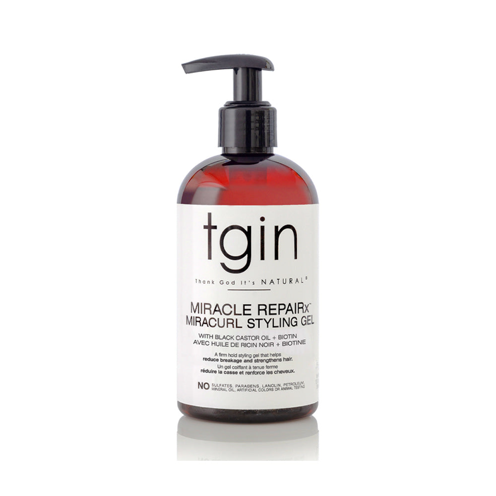 tgin Miracle RepaiRx Miracurl Firm Hold Styling Gel 12 oz- AQ Online